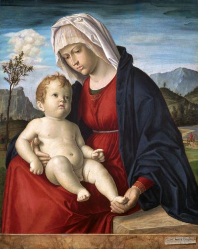 Vierge à l'Enfant - Cima da Conegliano image 1 reproduction d’œuvre d’art à l’huile