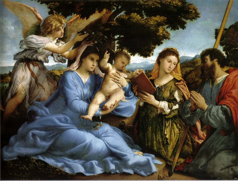 العذراء مع الطفل - لورنزو لوتو