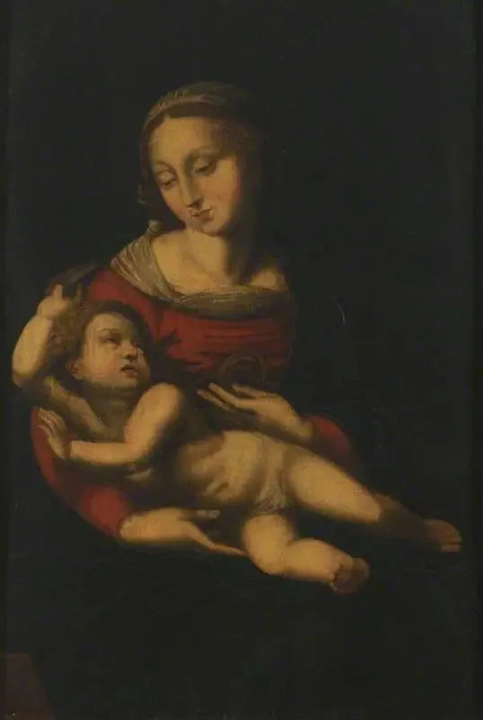 Vierge à l'Enfant - Raphaël Sanzio image 1 tableau peint à l’huile sur toile