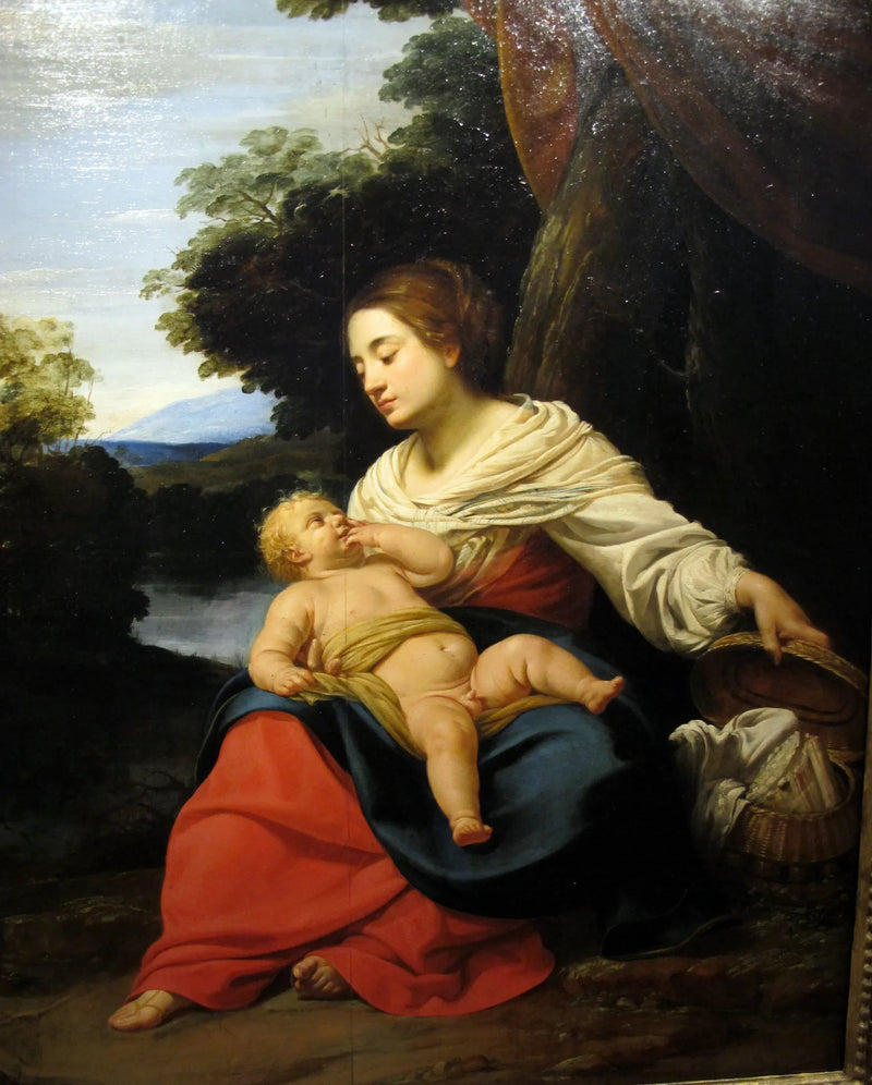 العذراء مع السلة - سيمون فوييه