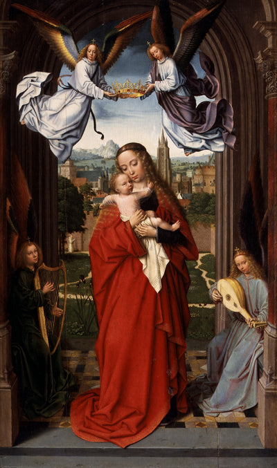 Vierge à l’Enfant avec quatre anges - Gérard David - Alpha Reproduction
