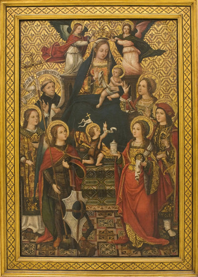 Vierge à l’Enfant Saints et Anges - Vicente Masip - Alpha Reproduction