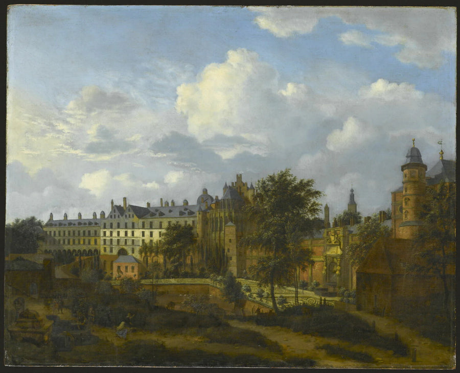 Le Vieux-Palais à Bruxelles (palais du Coudenberg) - Jan van der Heyden