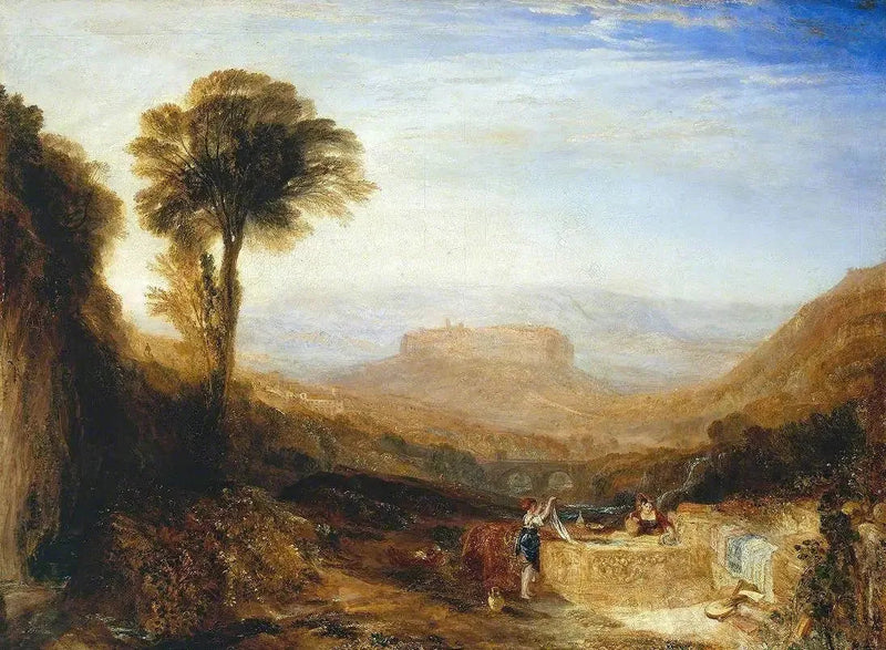 منظر أورفيتو، رسم في روما - ج. م. و. تيرنر