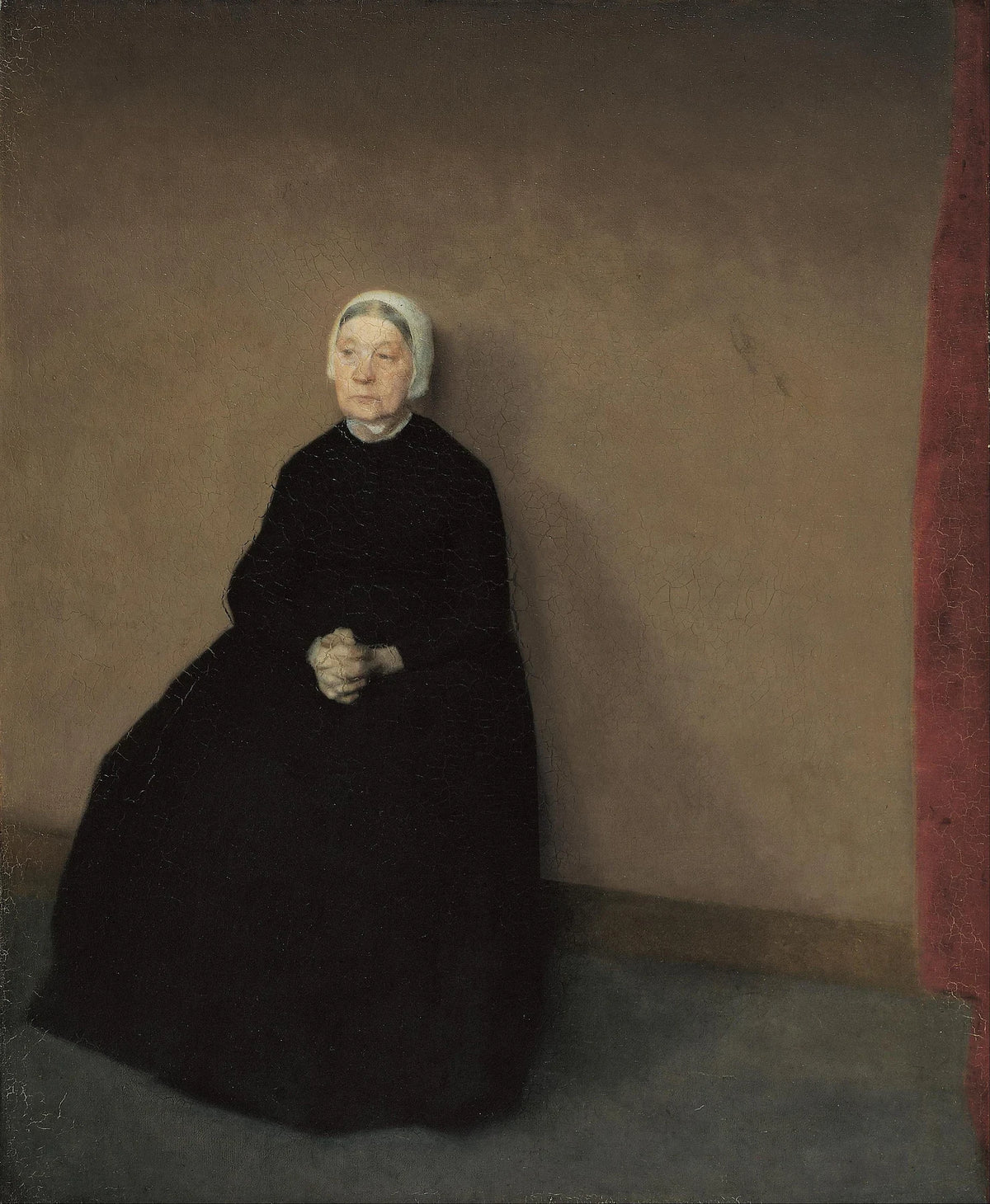 امرأة عجوز - Vilhelm Hammershøi