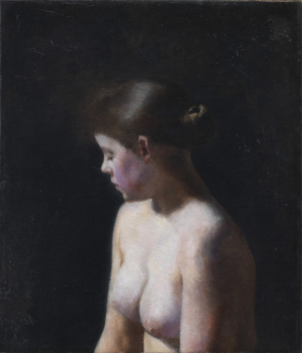 عارضة أزياء عارية - Vilhelm Hammershøi