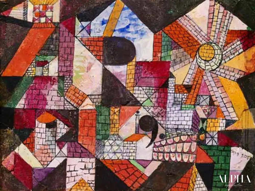 Ville R, 1919 - Paul Klee - Reproductions de tableaux et peintures haut de gamme