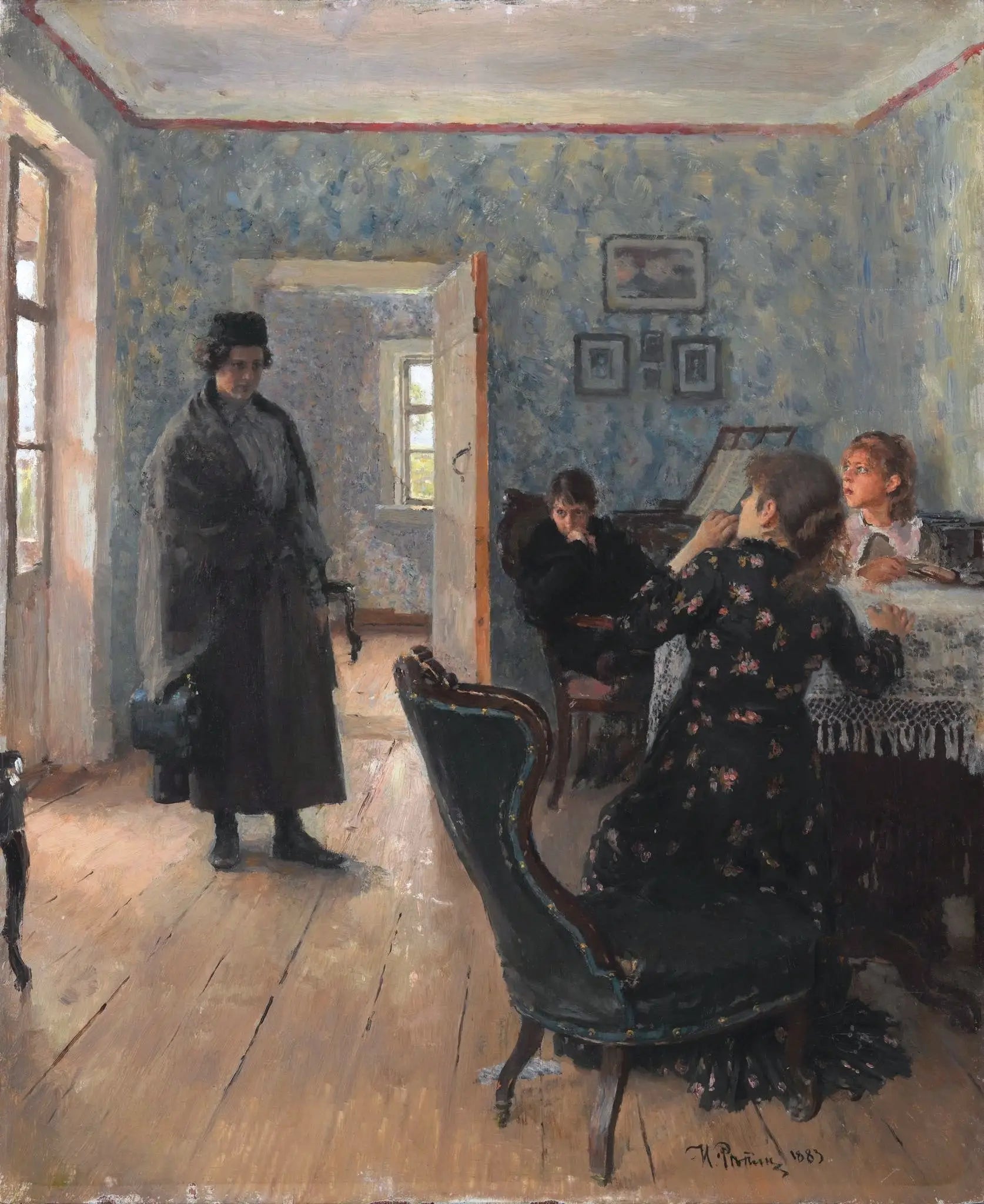 Visite inattendue - Ilya Repin - Alpha Reproduction
