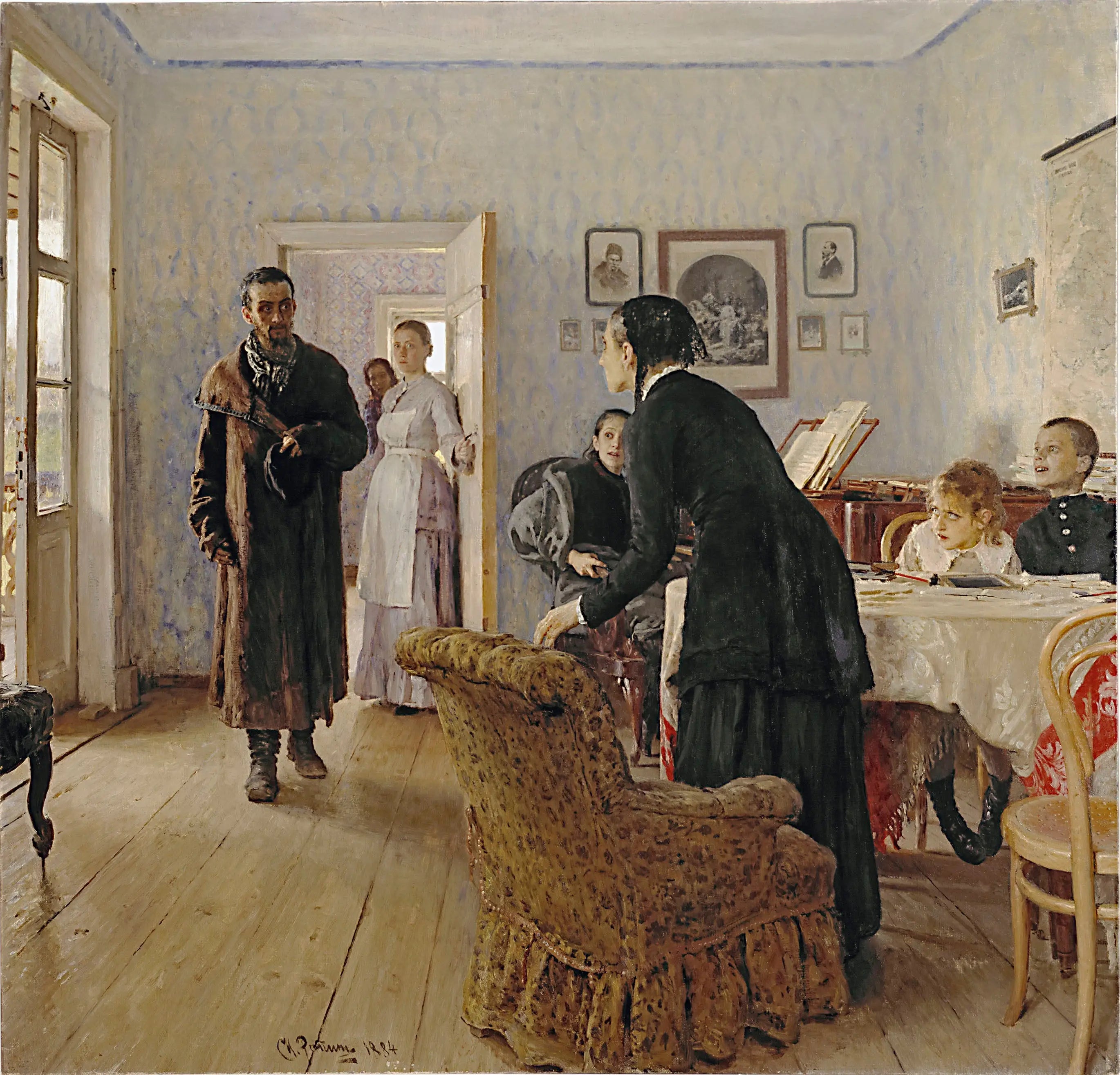 Visiteur inattendu - Ilya Repin - Alpha Reproduction