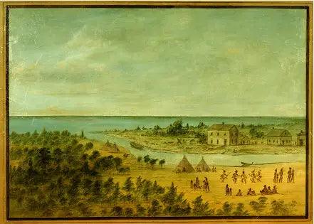 منظر شيكاغو في 1837 - جورج كاتلين