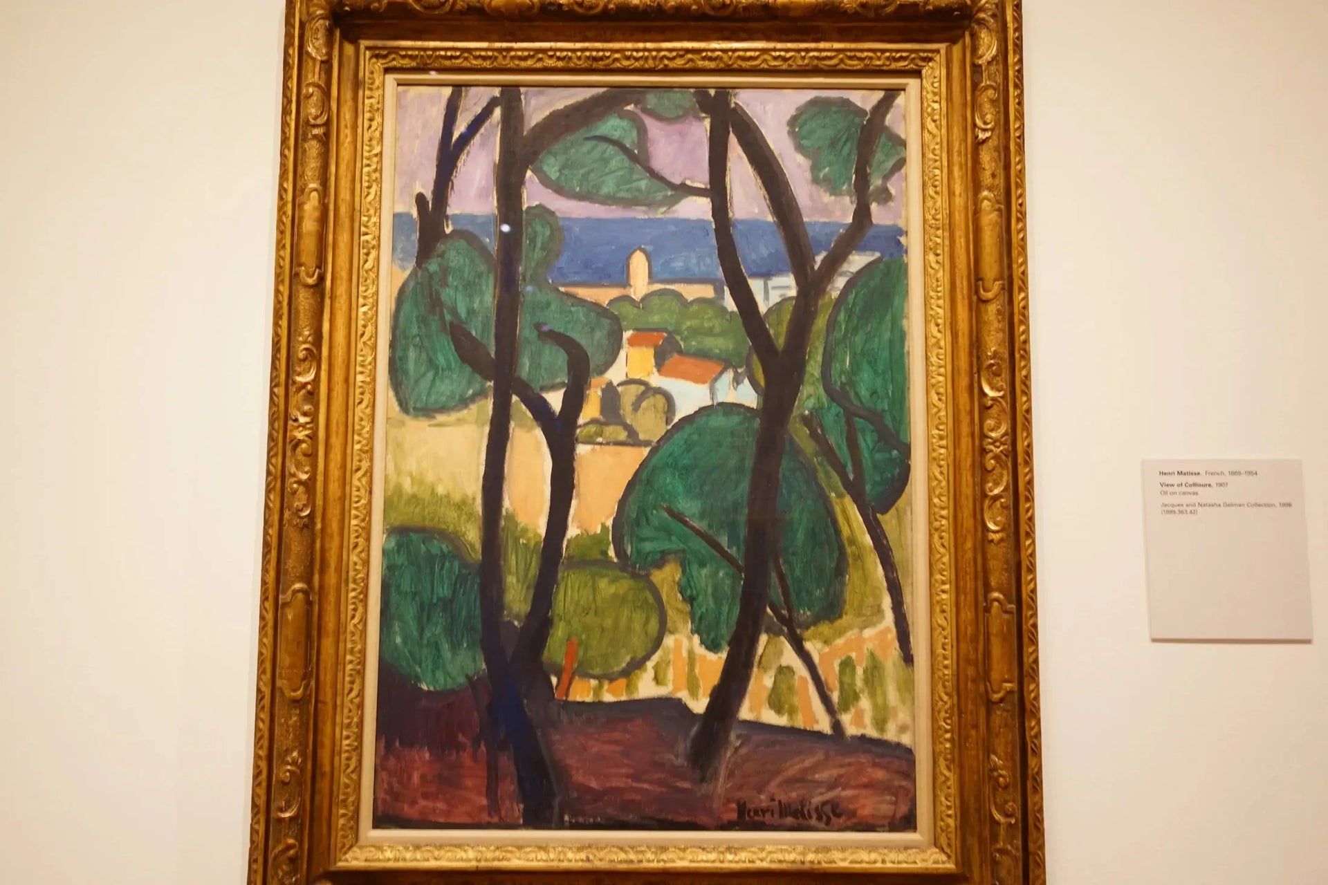 Vue de Collioure - Henri Matisse image 1 copie de tableau peinte à la main