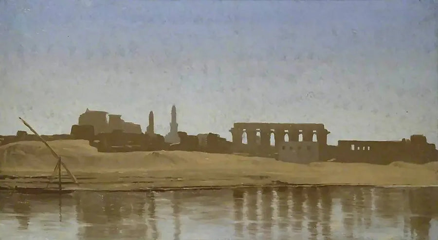 منظر النيل في الأقصر - جان ليون جيروم