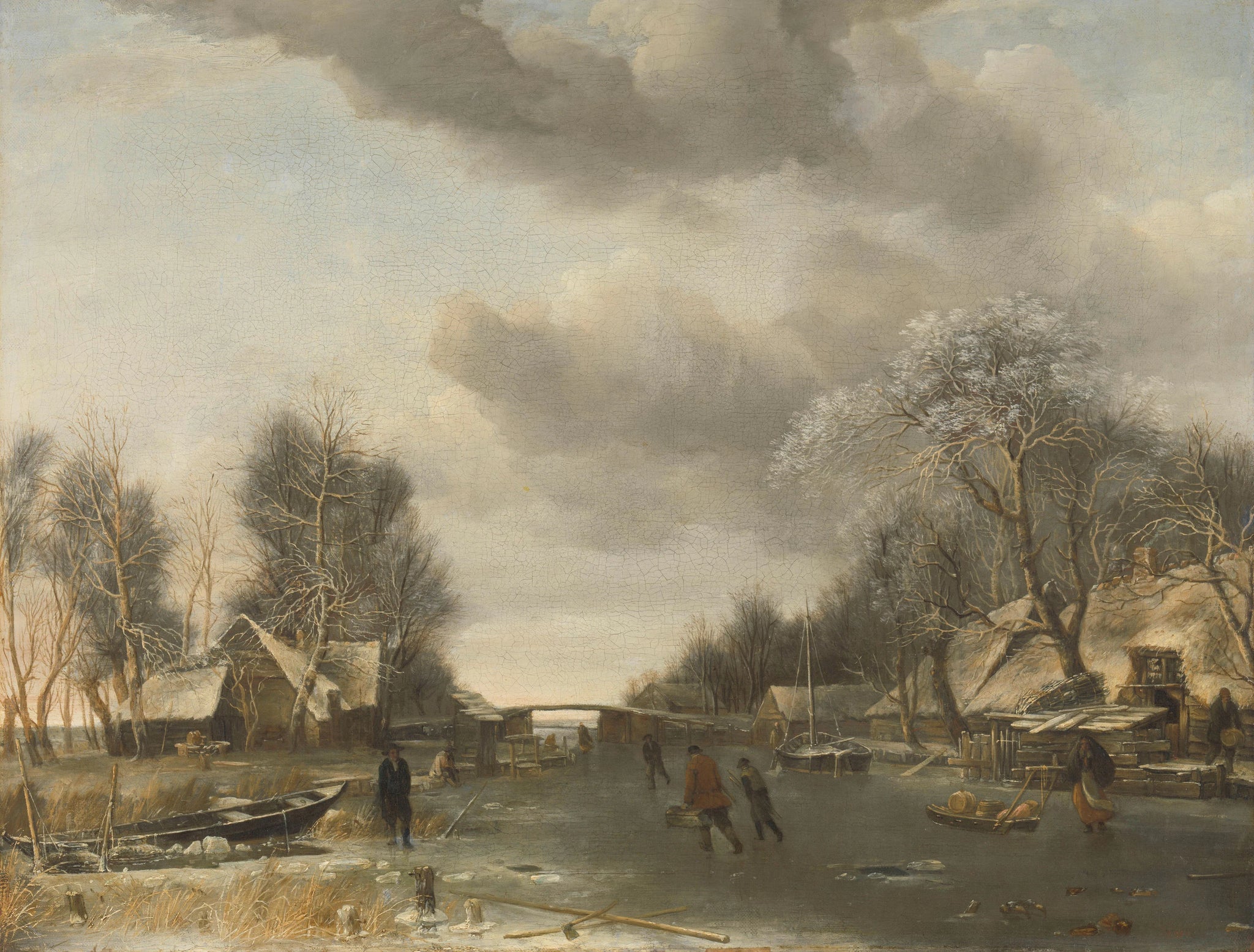 Vue d'hiver - Jan van de Cappelle