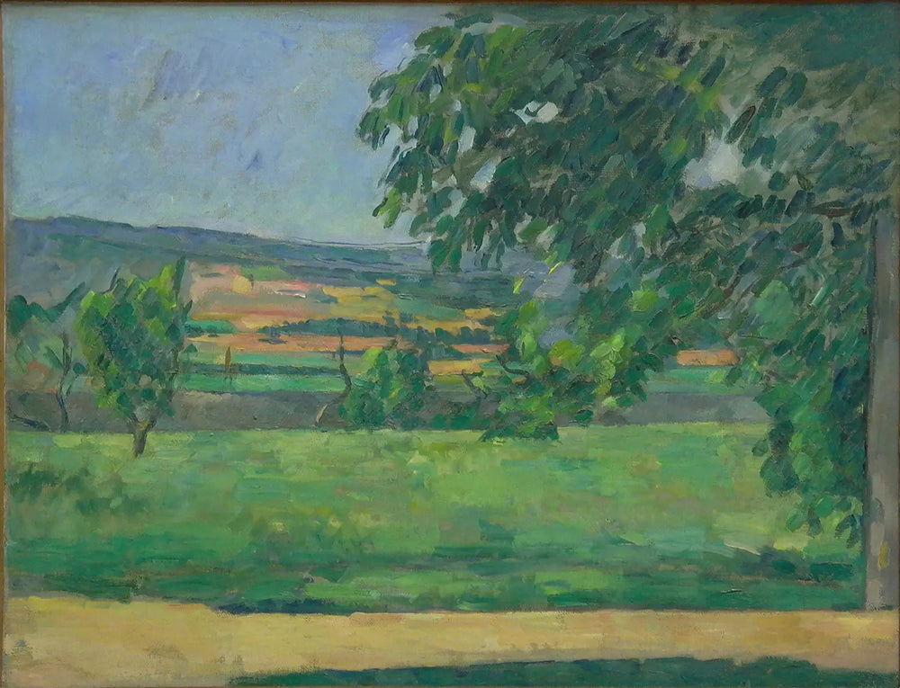 Vue prise du Jas de Bouffan - Paul Cézanne image 1 reproduction artisanale de tableau
