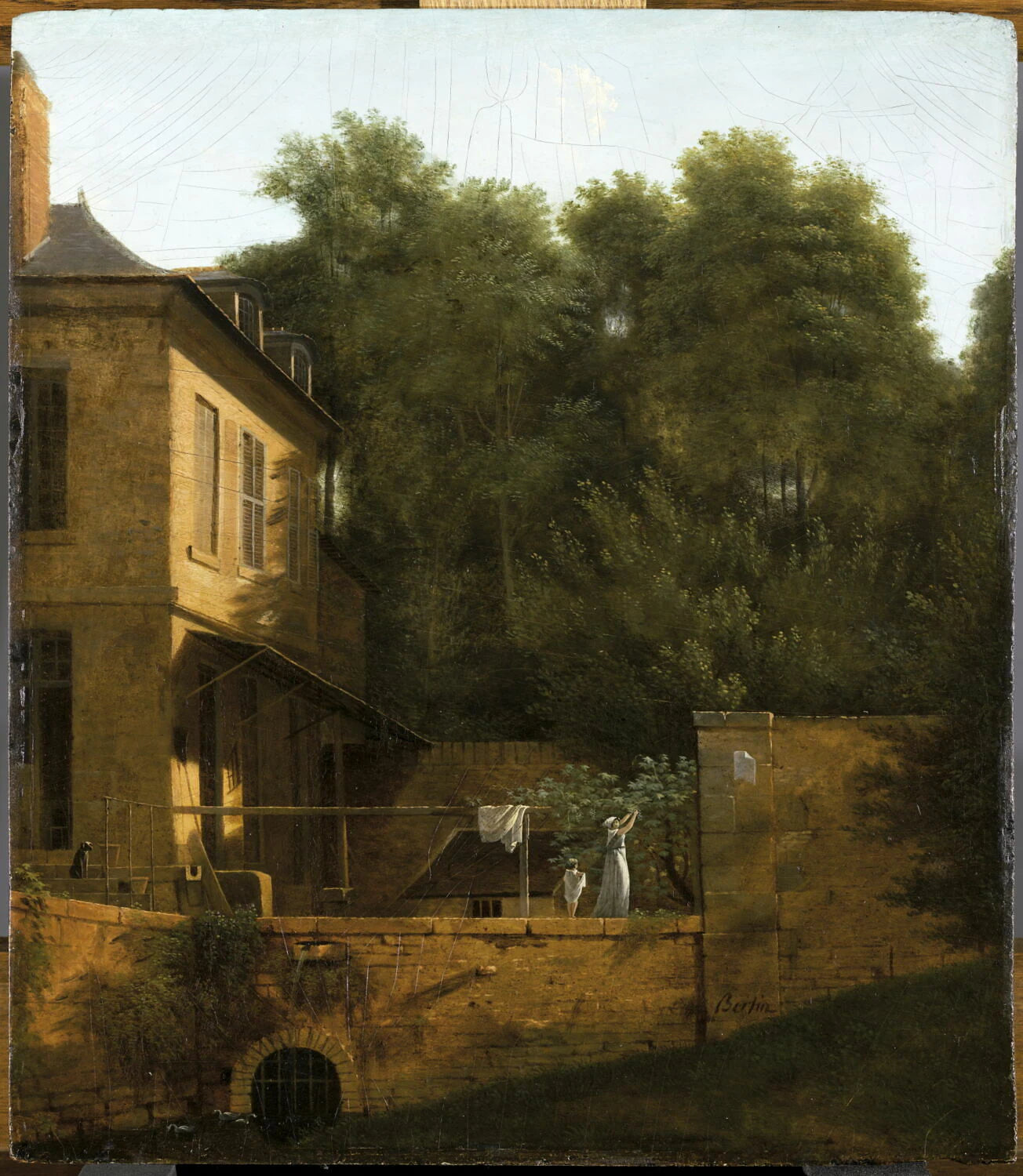 Vue prise à Essonnes, près de Corbeil - Jean-Victor Bertin