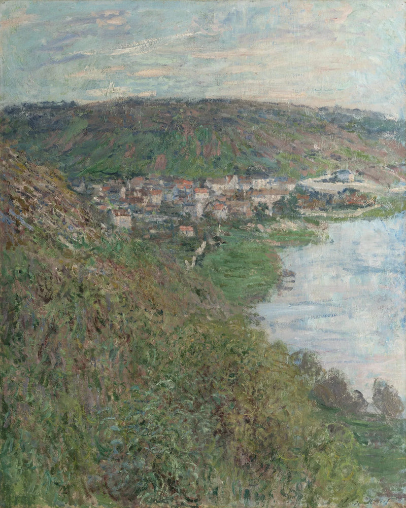 منظر لـ Vétheuil W603 - كلود مونيه