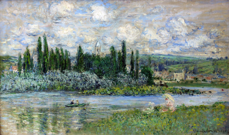 منظر لـ Vétheuil W609 - كلود مونيه