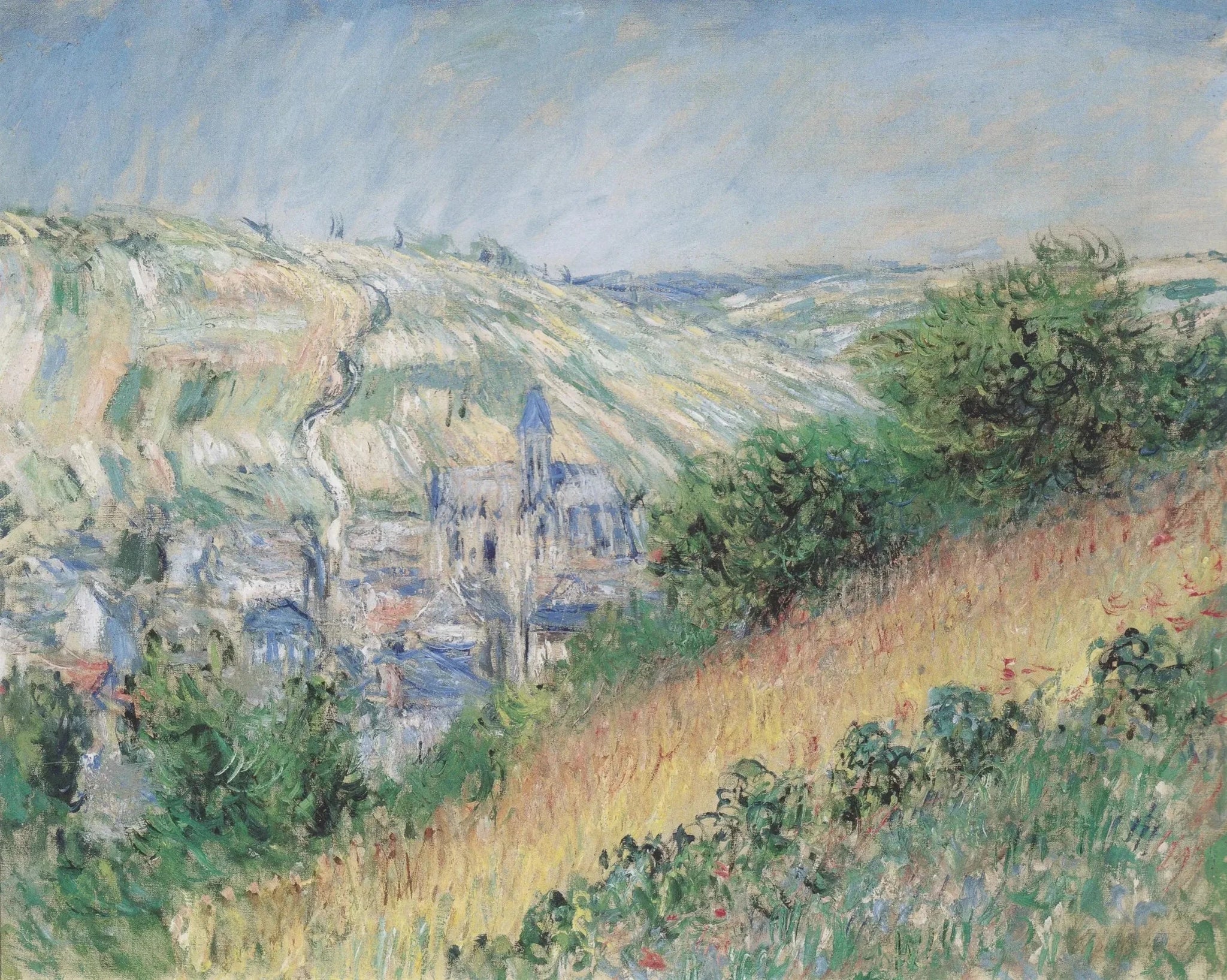 Vue de Vétheuil W696 par Claude Monet, Albertina