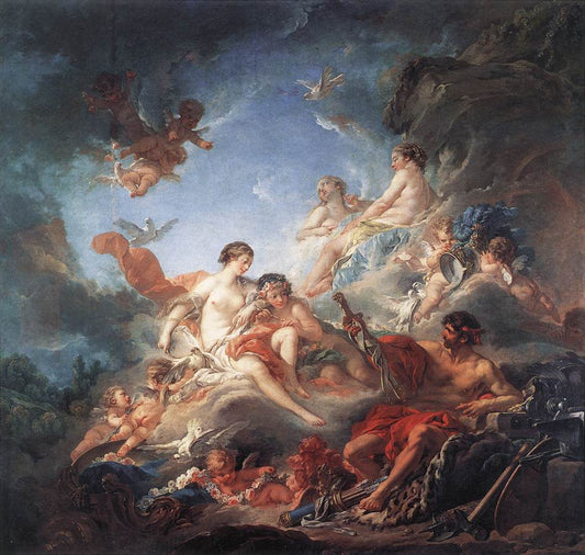 Vulcan Presenting Arms to Venus for Aeneas - François Boucher - Reproductions de tableaux et peintures haut de gamme