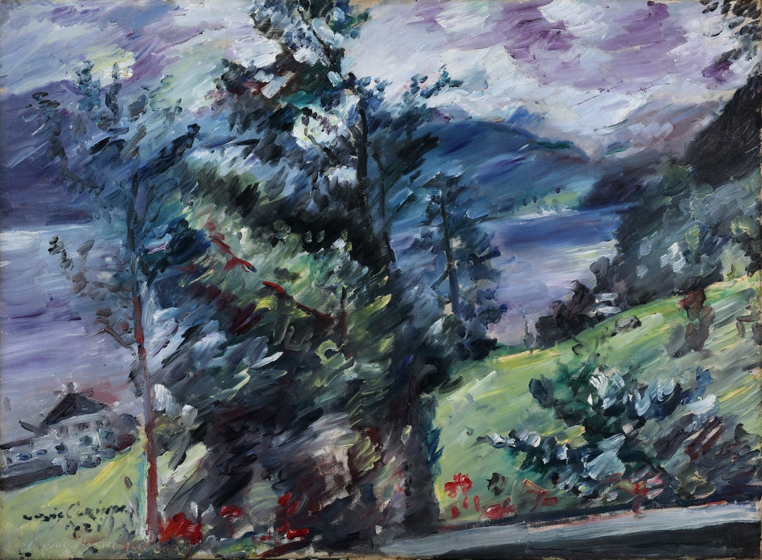 Walchensee, Blick auf den Wetterstein - Lovis Corinth