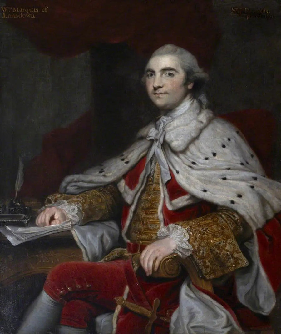 وليام بيتي، الثاني كونت شيلبورن، لاحقًا الأول ماركيز لانسبورن (1737-1805) - جوشوا رينولدز