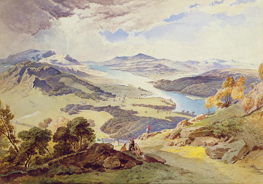 Windermere depuis le sommet d'Ormot - William Turner - Reproductions de tableaux et peintures haut de gamme