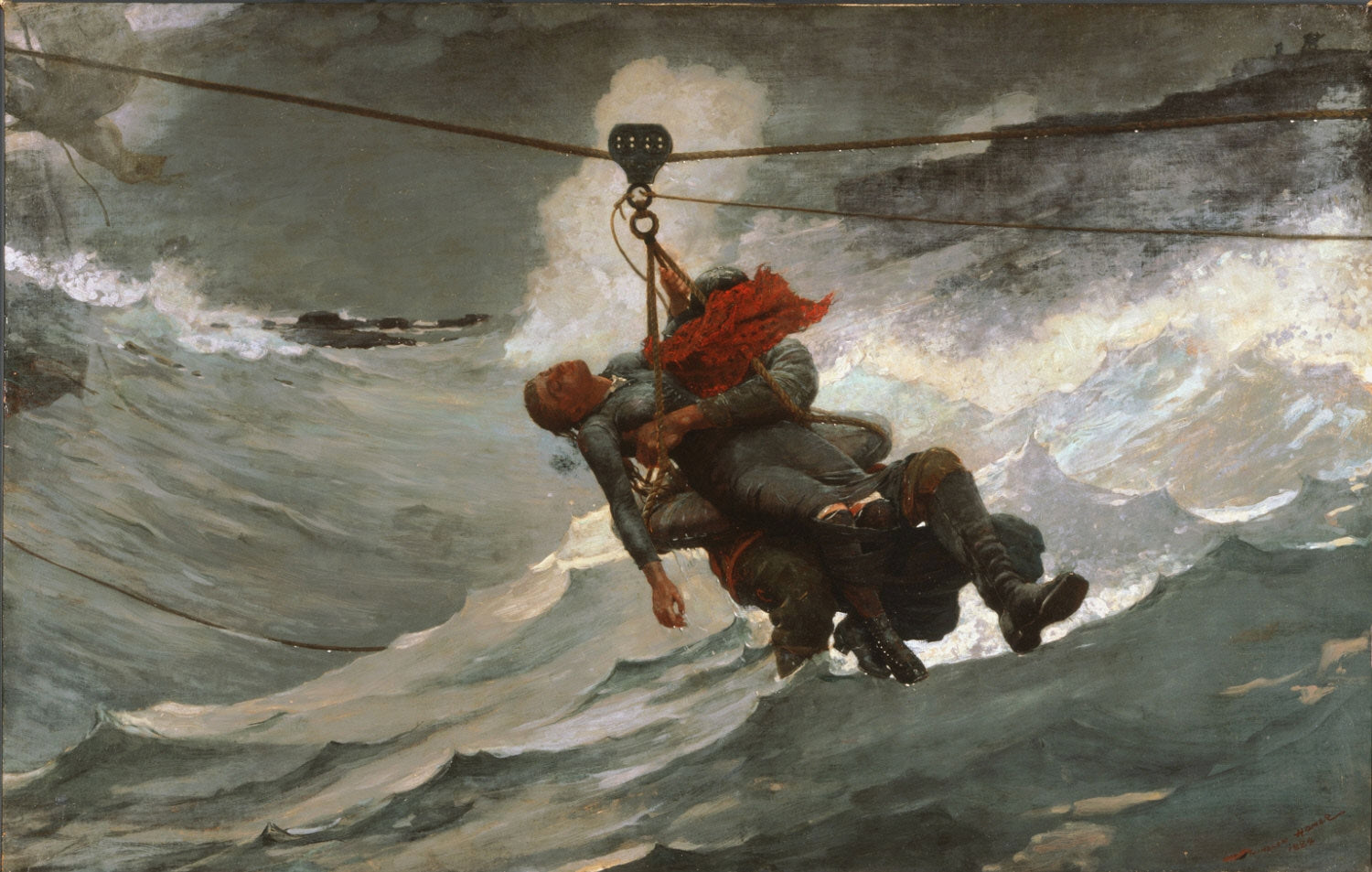 The Life Line - Winslow Homer