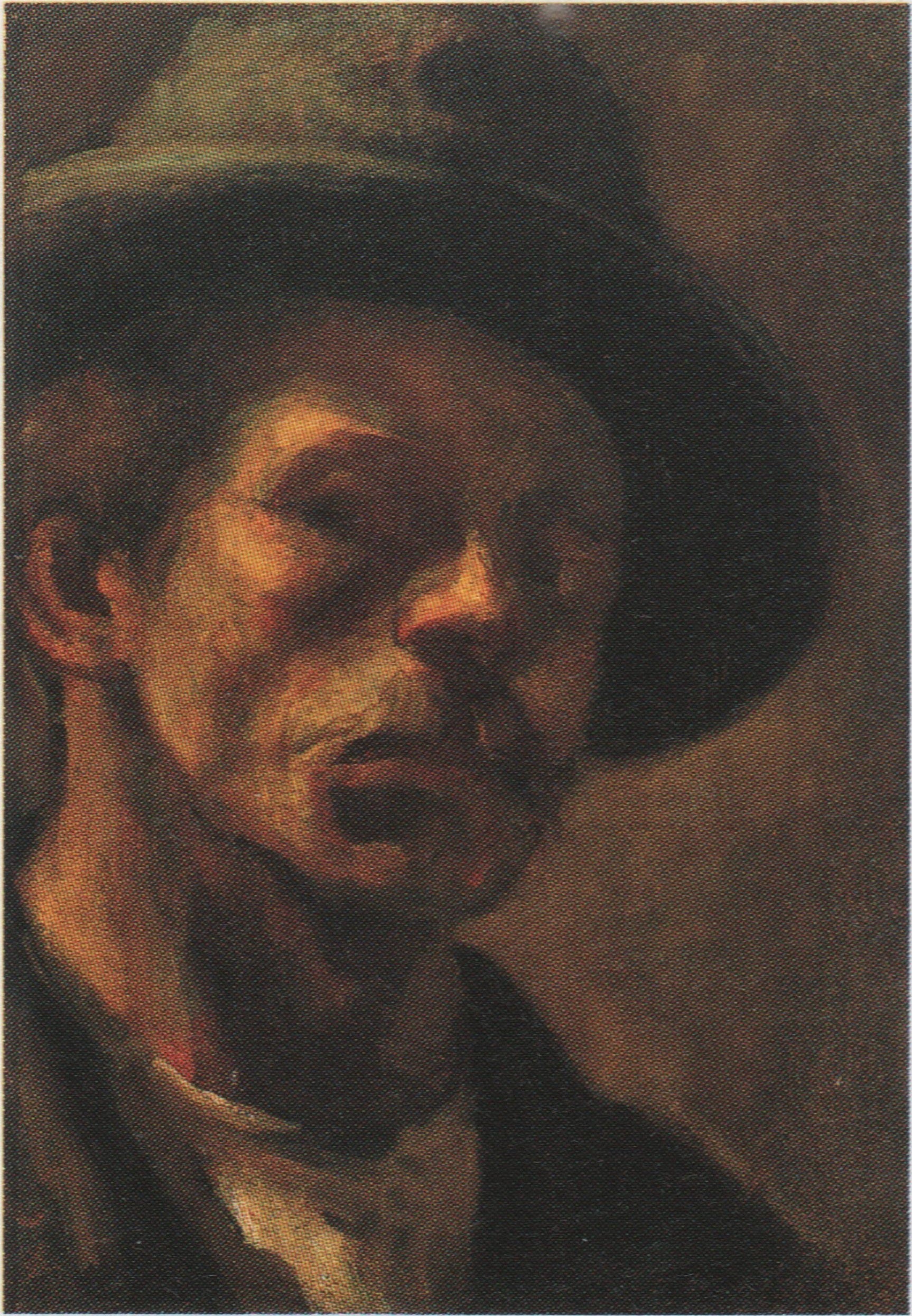 Zelfportret (?) - Theo van Doesburg image 1 tableau peint à l’huile sur toile